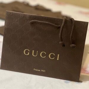 GUCCI embossed Gift/Shop Bag